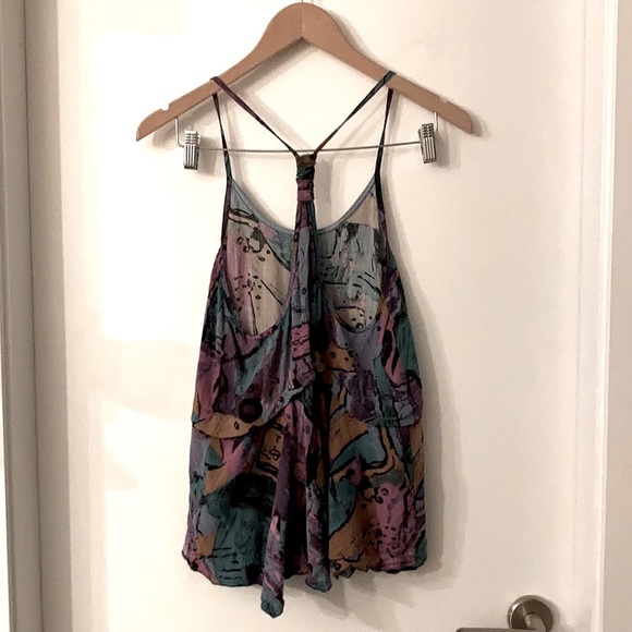 WILFRED by Aritzia racer back flowy top - Picture 3 of 3